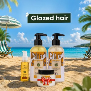Glazed hair