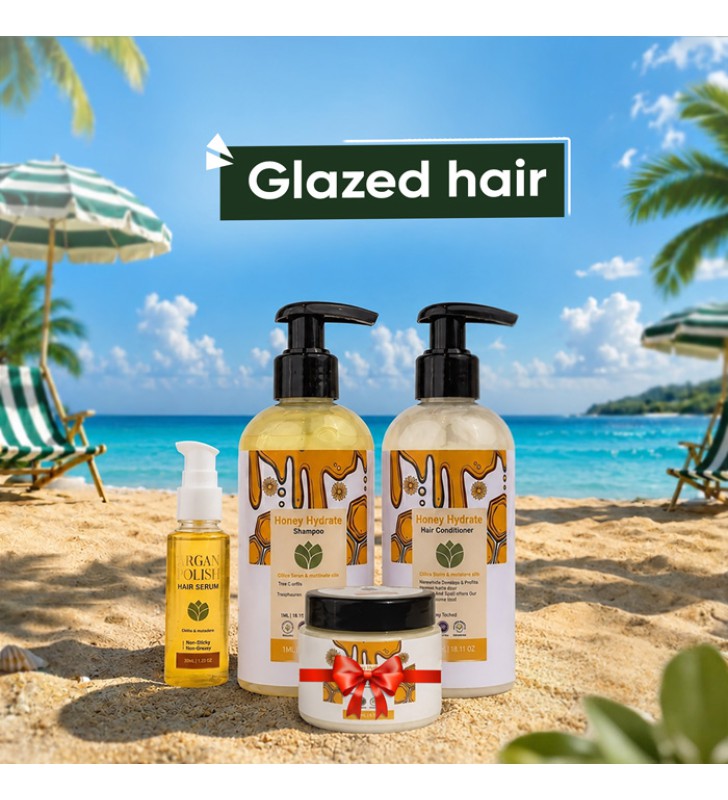 Glazed hair